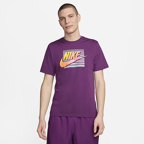 Mens nike purple shirt top